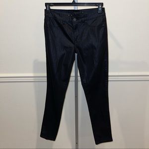 Calvin Klein Shimmering Black Legging Pants, 6
